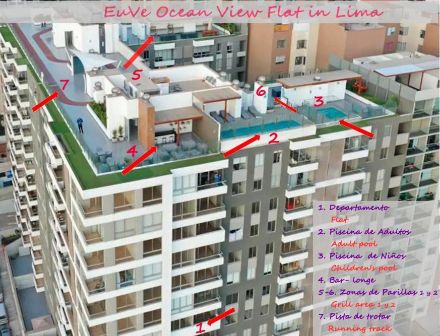 Euve Ocean View Flat In Lima Apartment Luaran gambar